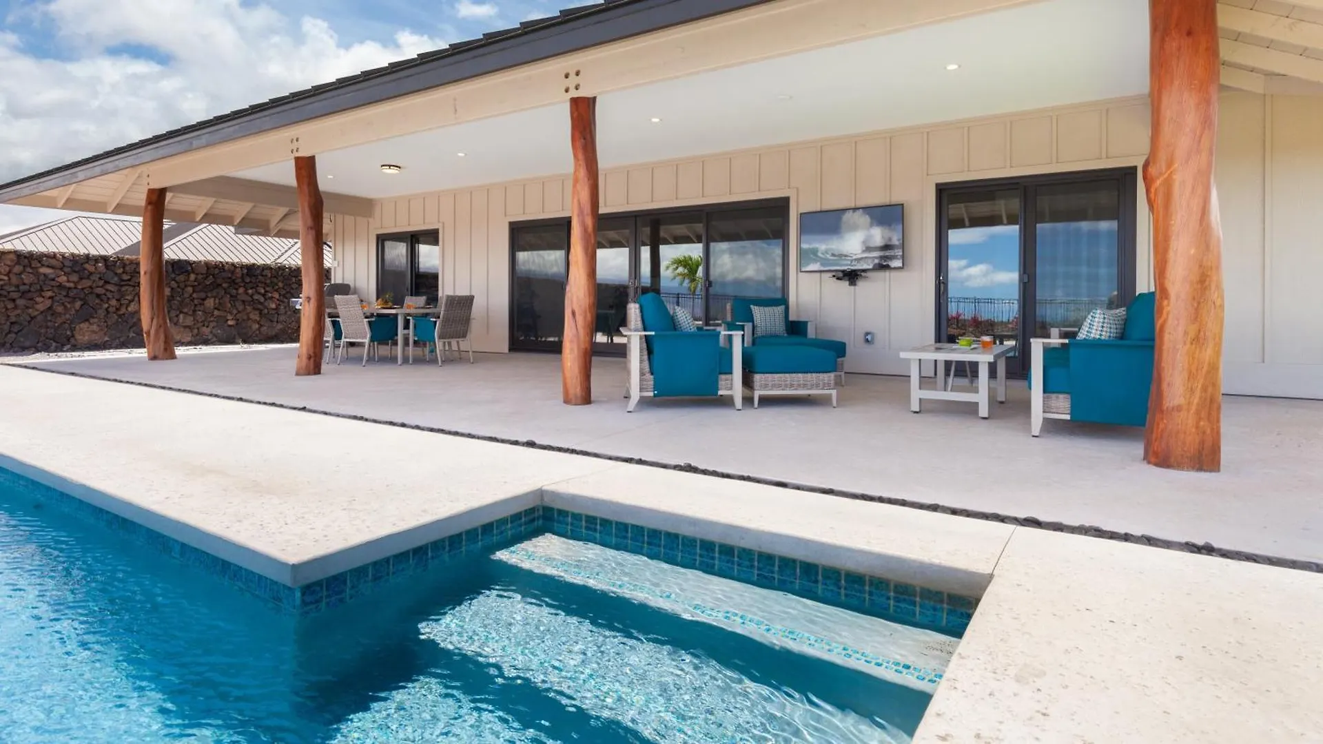 Semesterbostad Aloha Shores Spacious Ainamalu 4Br Home With Mountain And Ocean View Waikoloa USA