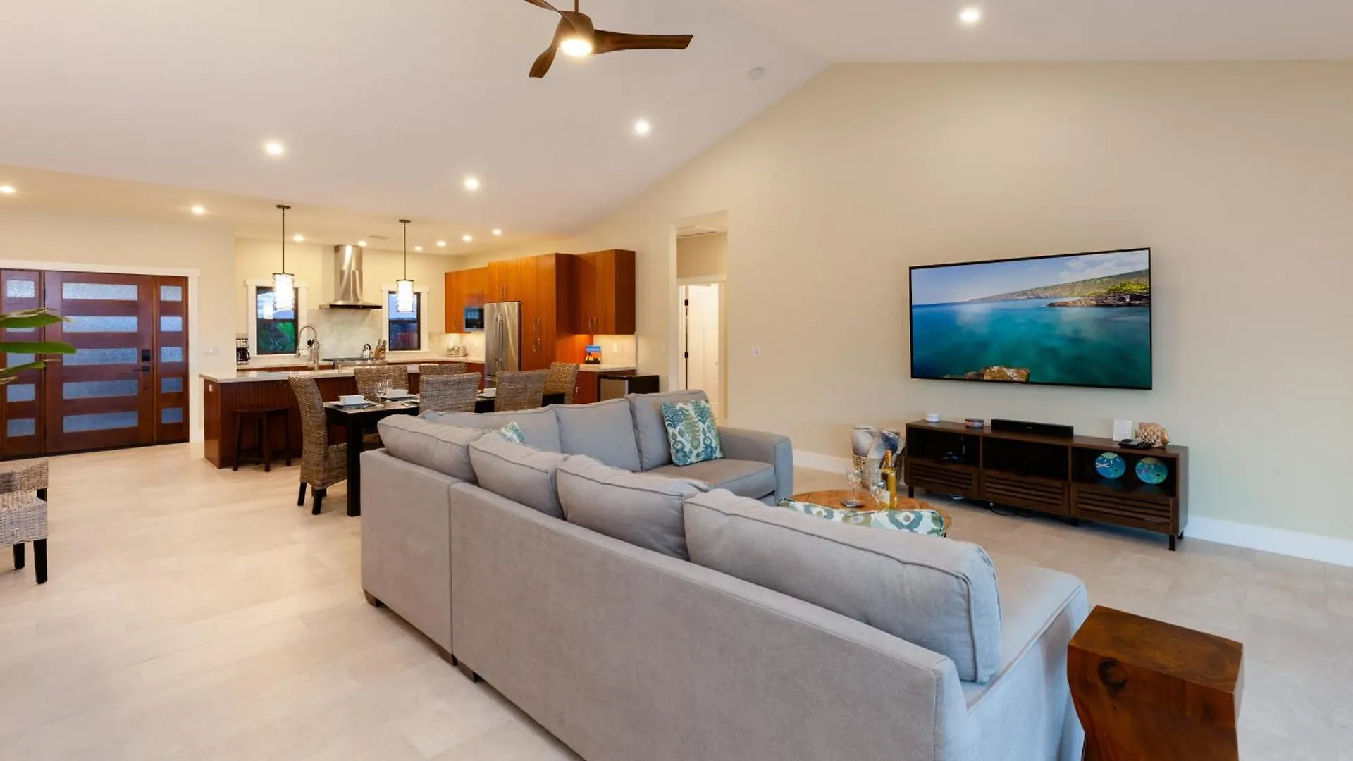 Semesterbostad Aloha Shores Spacious Ainamalu 4Br Home With Mountain And Ocean View Waikoloa USA